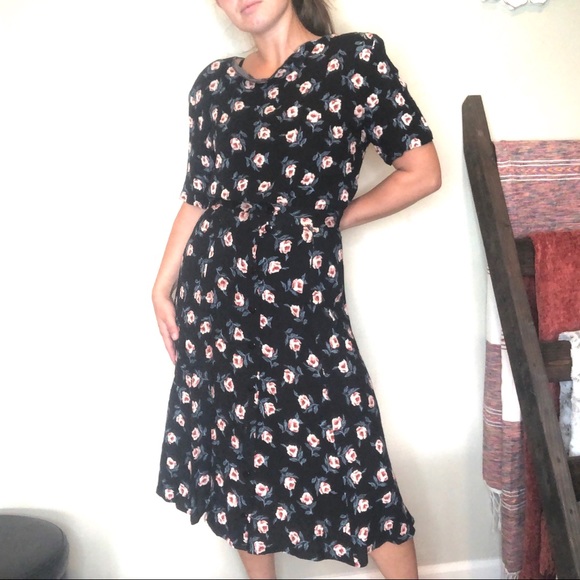 floral maxi skirt set